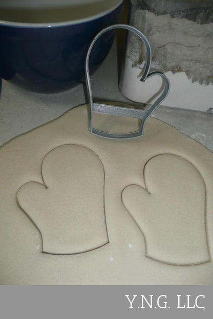 Oven Mitt Outline Pot Holder Potholder Kitchen Grill Cookie Cutter USA PR3621