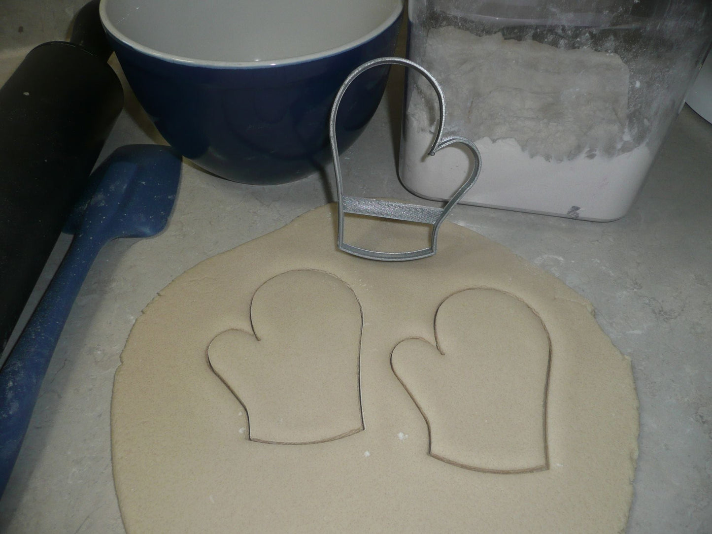 Oven Mitt Outline Pot Holder Potholder Kitchen Grill Cookie Cutter USA PR3621