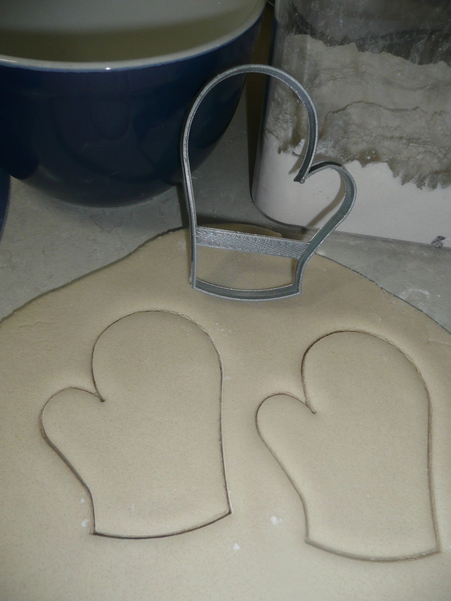 Oven Mitt Outline Pot Holder Potholder Kitchen Grill Cookie Cutter USA PR3621