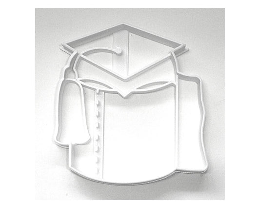 6x Graduation Cap On TP Roll Fondant Cutter Cupcake Topper 1.75 IN USA FD3642