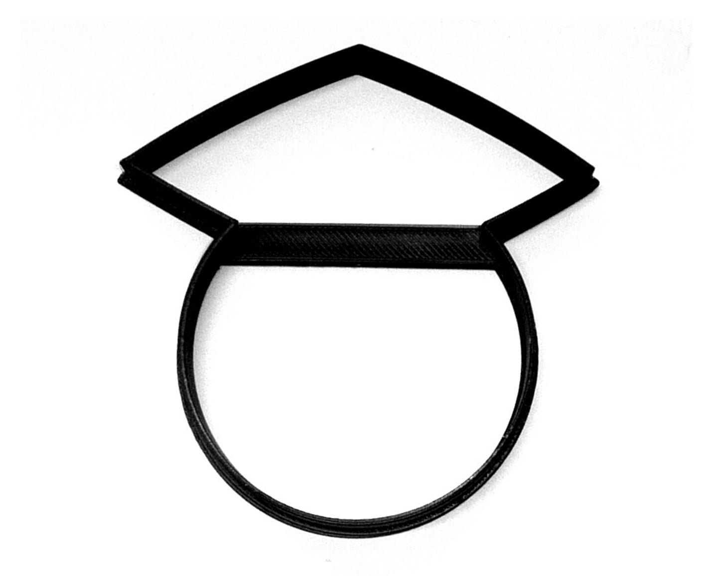 Graduate Face With Hat Cap Outline Smiley Graduation Cookie Cutter USA PR3643