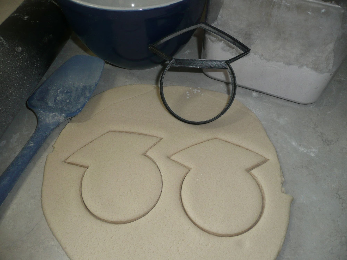 Graduate Face With Hat Cap Outline Smiley Graduation Cookie Cutter USA PR3643