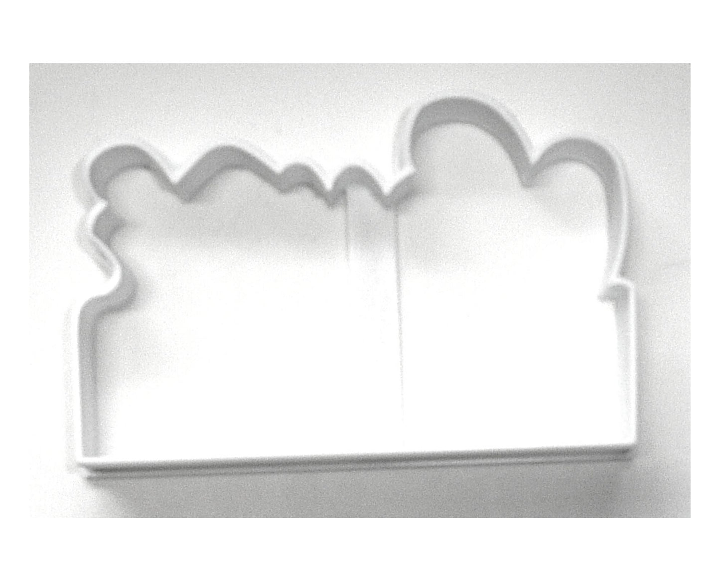 6x Class Of Year Outline Fondant Cutter Cupcake Topper 1.75 IN USA FD3648