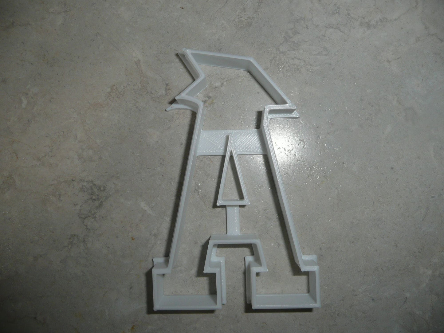 Block Letter A with Graduation Cap School Cookie Cutter USA PR3722