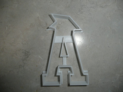 Block Letter A with Graduation Cap School Cookie Cutter USA PR3722