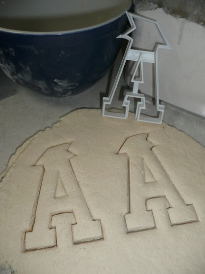 Block Letter A with Graduation Cap School Cookie Cutter USA PR3722