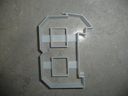 Block Letter B with Graduation Cap School Cookie Cutter USA PR3723