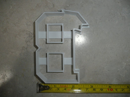 Block Letter B with Graduation Cap School Cookie Cutter USA PR3723