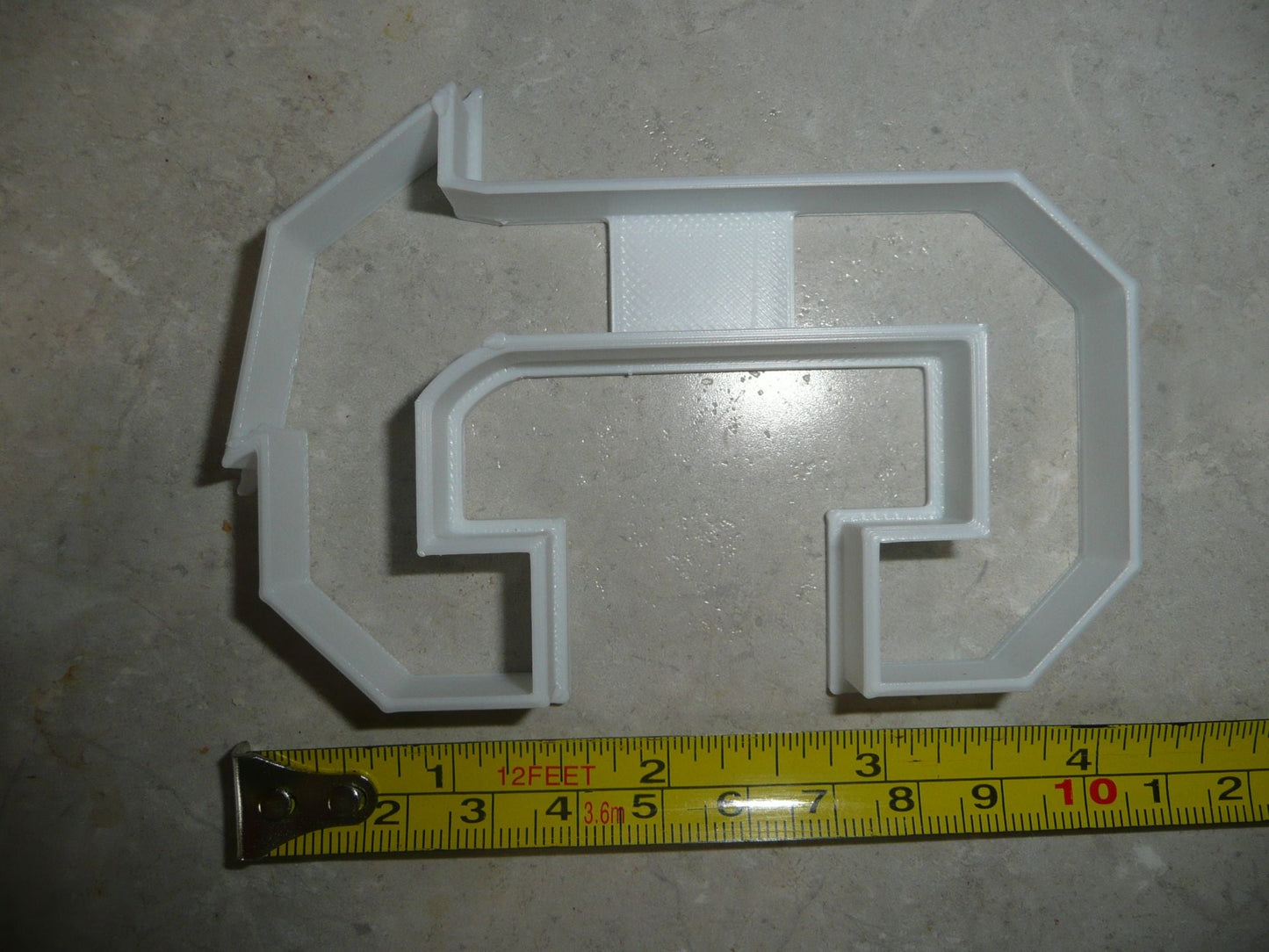 Block Letter C with Graduation Cap School Cookie Cutter USA PR3724