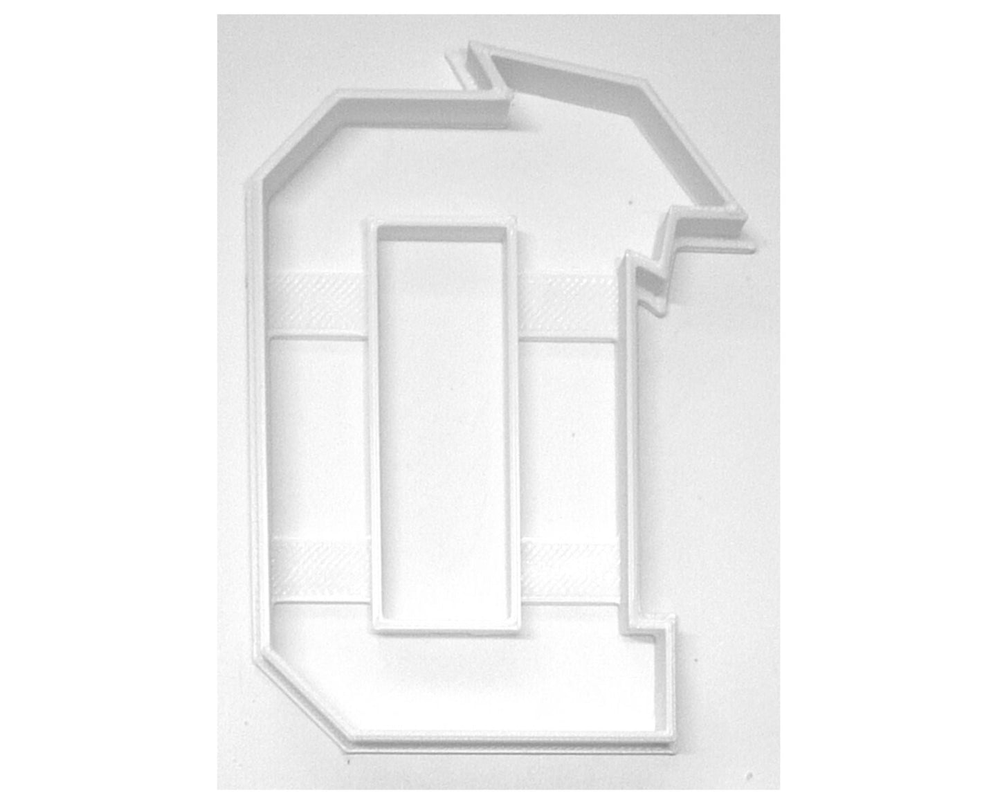 Block Letter D with Graduation Cap School Cookie Cutter USA PR3725