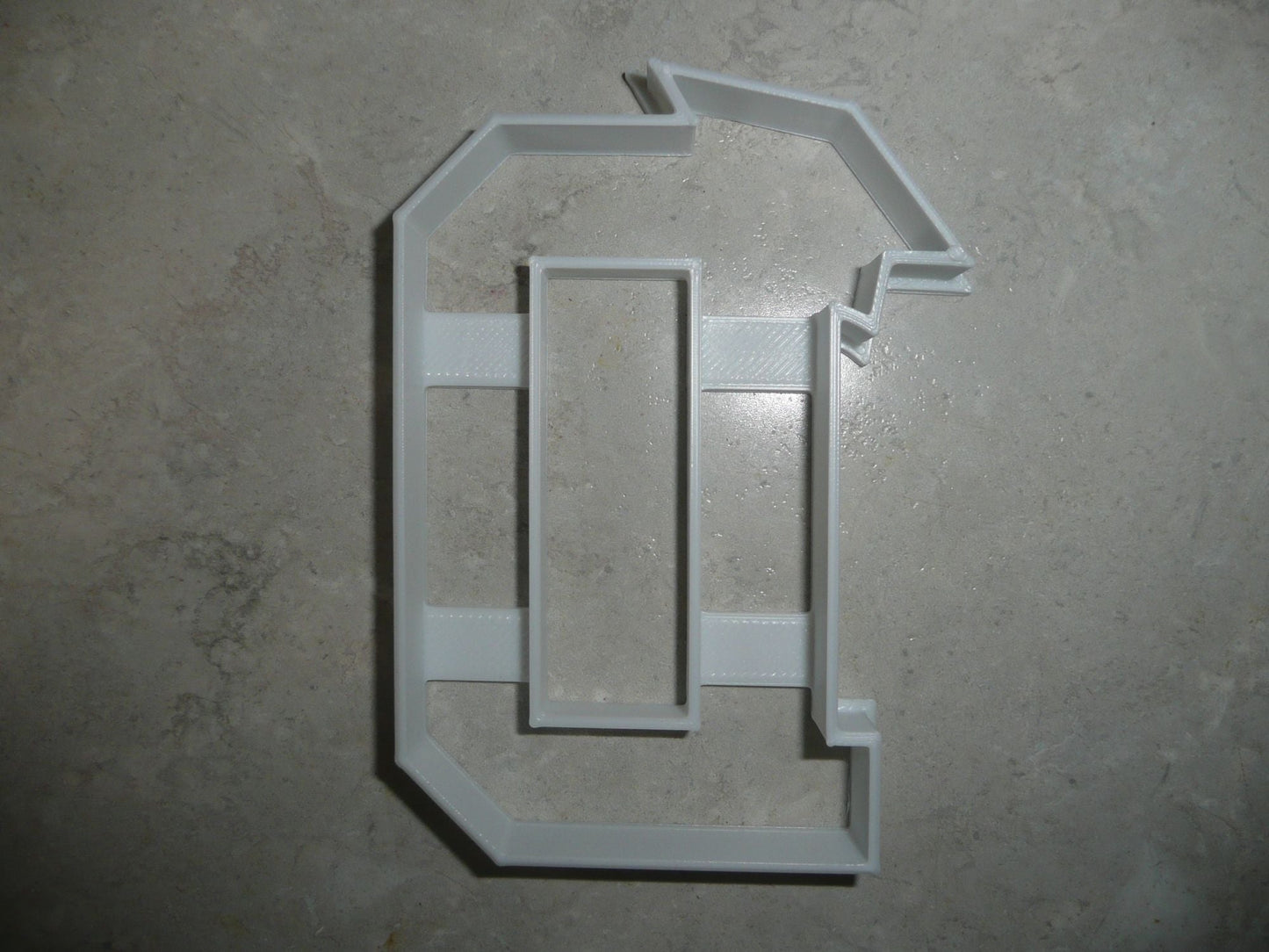 Block Letter D with Graduation Cap School Cookie Cutter USA PR3725