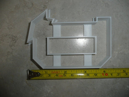 Block Letter D with Graduation Cap School Cookie Cutter USA PR3725