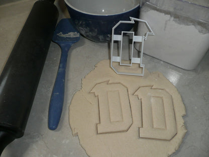 Block Letter D with Graduation Cap School Cookie Cutter USA PR3725