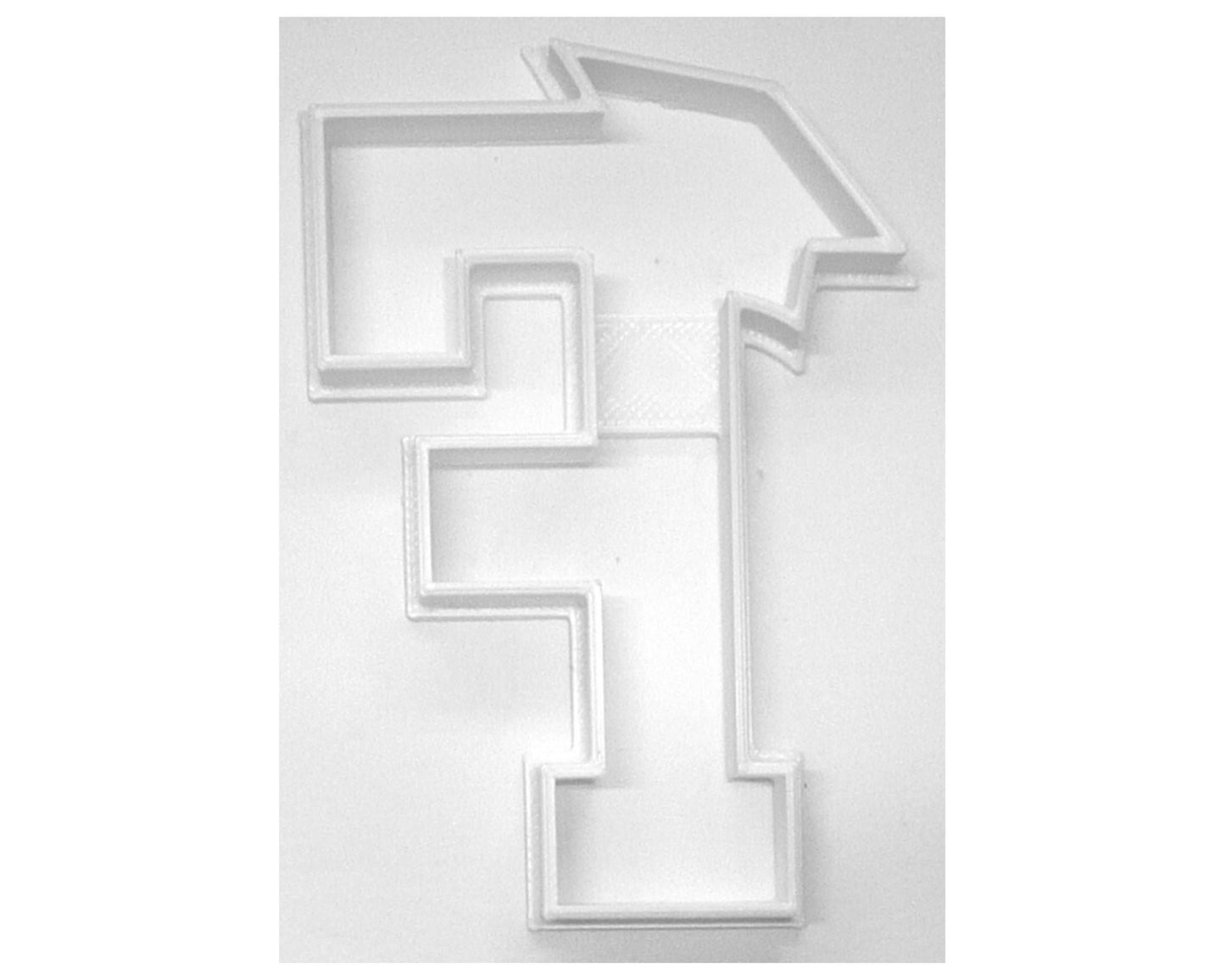 Block Letter F with Graduation Cap School Cookie Cutter USA PR3727