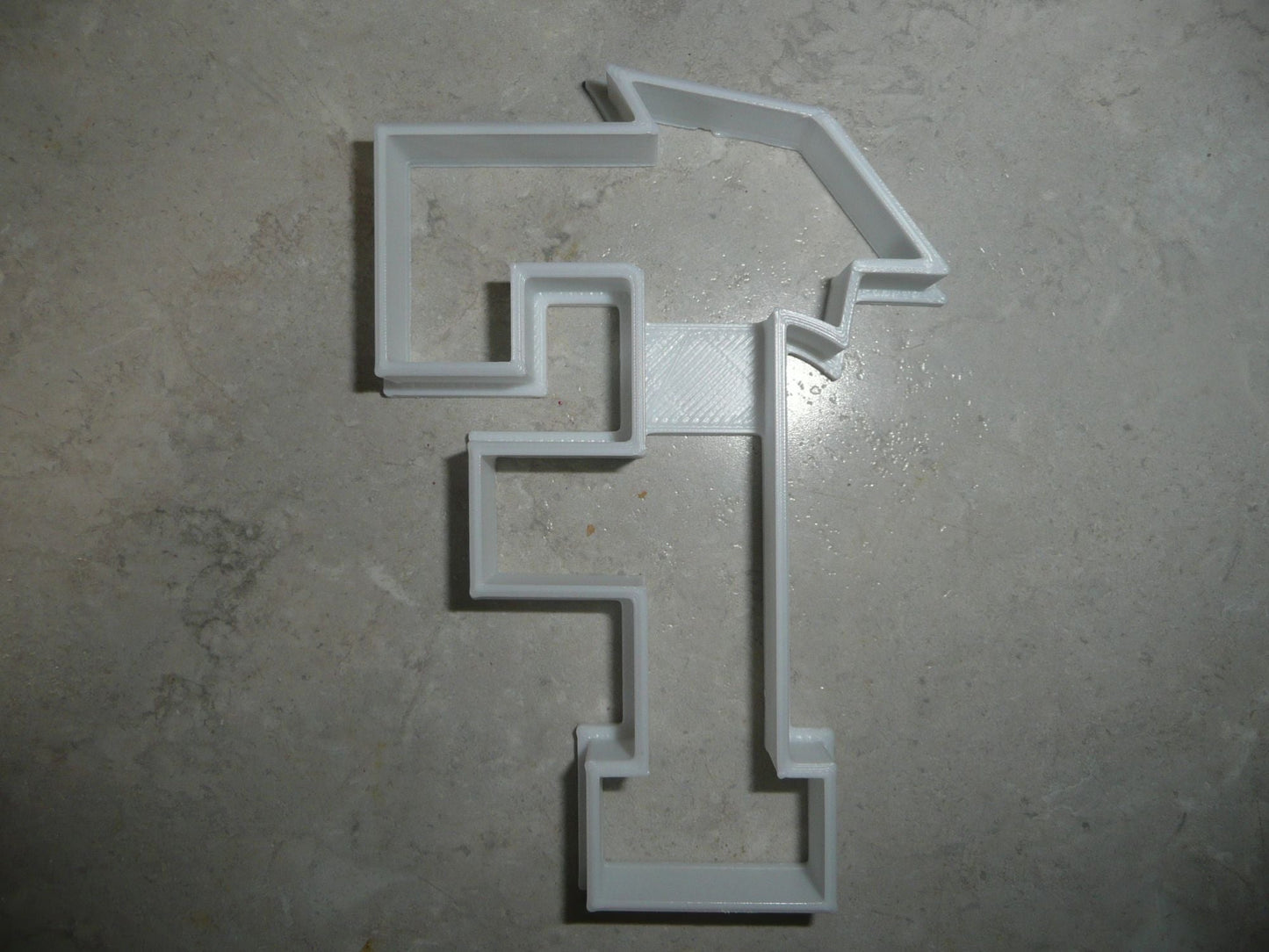 Block Letter F with Graduation Cap School Cookie Cutter USA PR3727