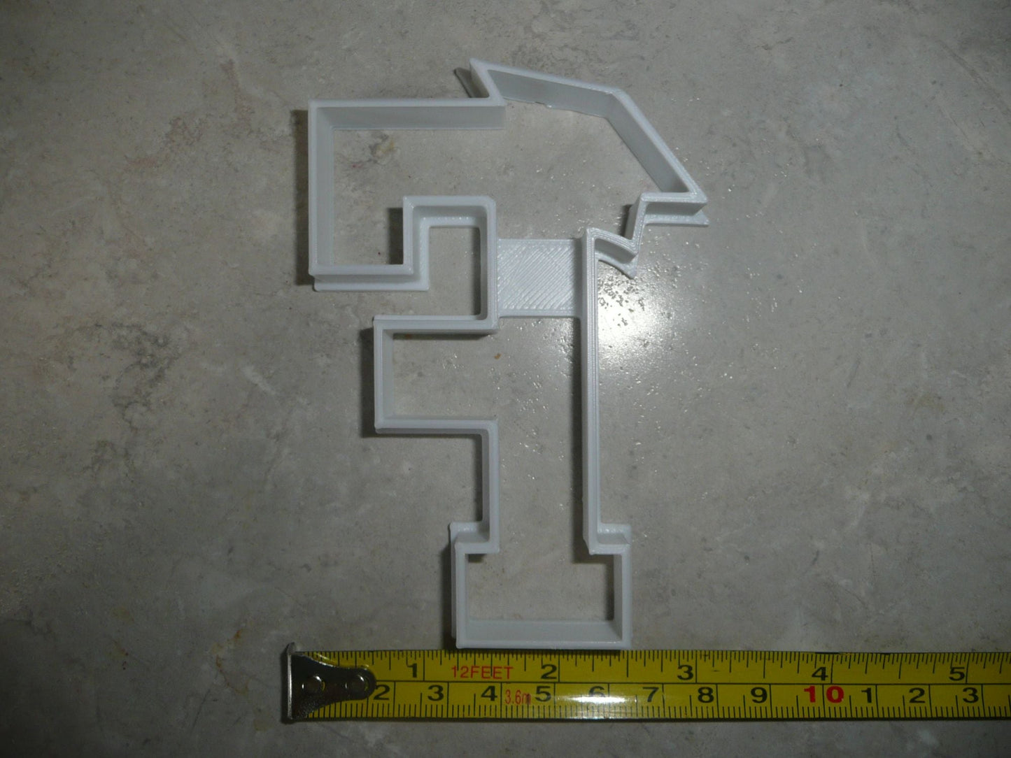 Block Letter F with Graduation Cap School Cookie Cutter USA PR3727