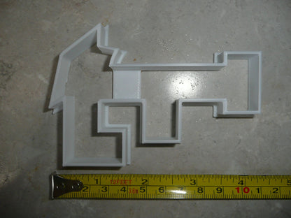 Block Letter F with Graduation Cap School Cookie Cutter USA PR3727