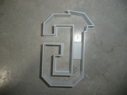 Block Letter G with Graduation Cap School Cookie Cutter USA PR3728