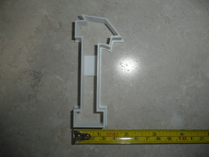 Block Letter I with Graduation Cap School Cookie Cutter USA PR3730