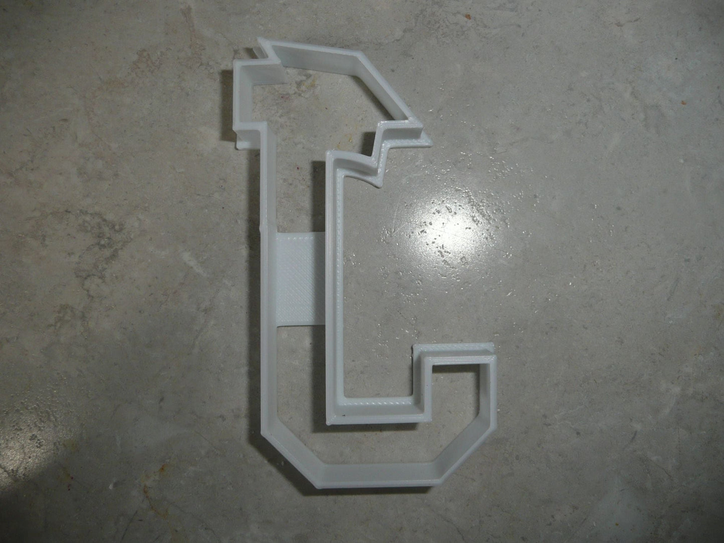 Block Letter J with Graduation Cap School Cookie Cutter USA PR3731