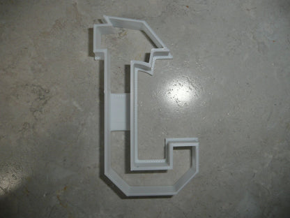 Block Letter J with Graduation Cap School Cookie Cutter USA PR3731