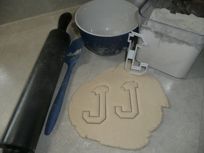 Block Letter J with Graduation Cap School Cookie Cutter USA PR3731