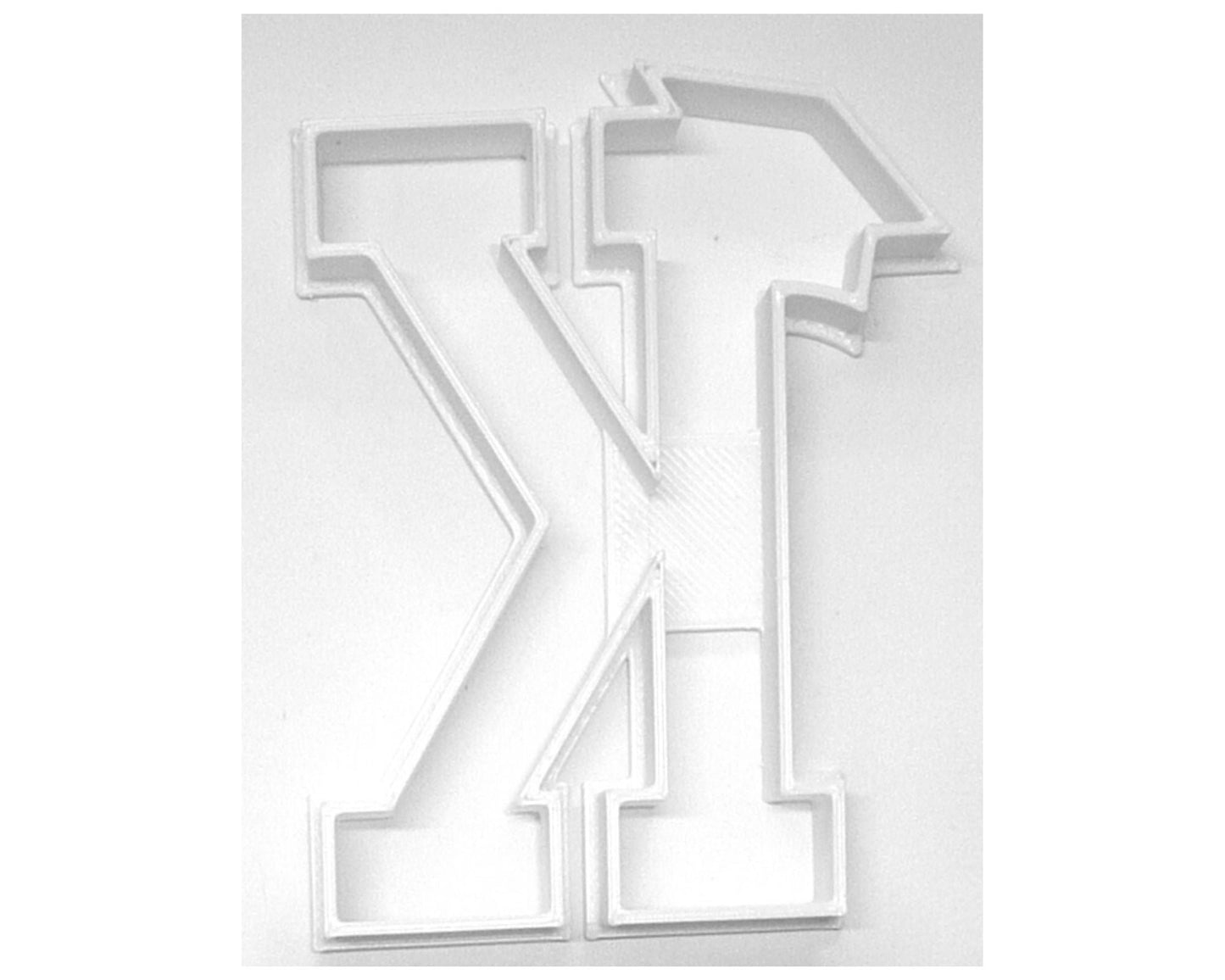 Block Letter K with Graduation Cap School Cookie Cutter USA PR3732