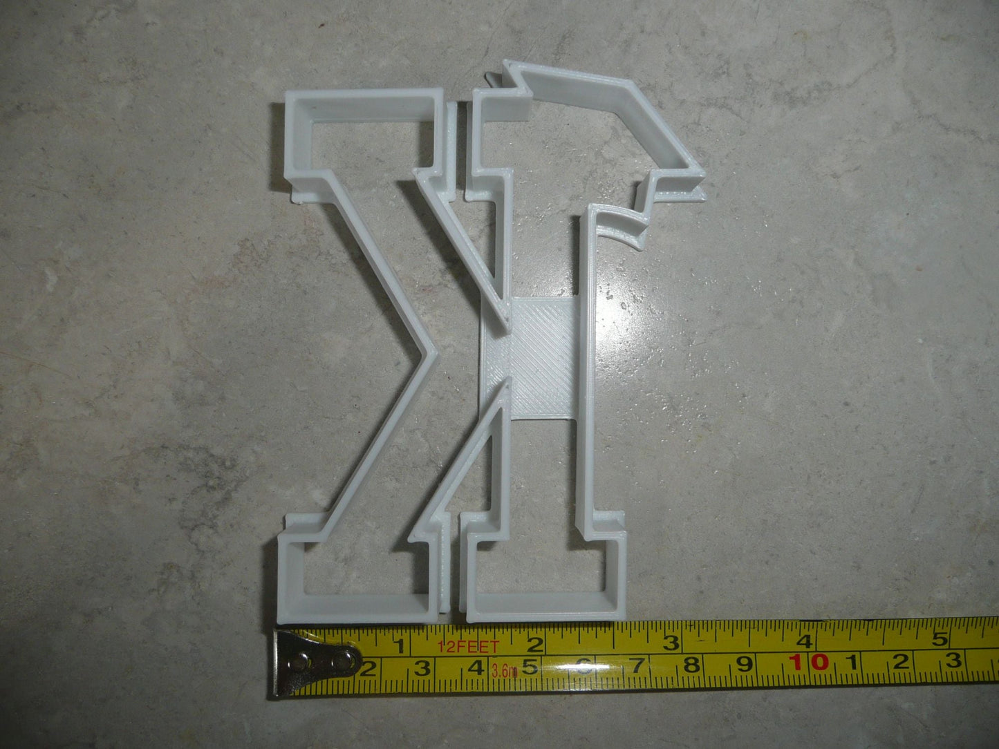 Block Letter K with Graduation Cap School Cookie Cutter USA PR3732