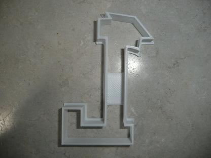 Block Letter L with Graduation Cap School Cookie Cutter USA PR3733