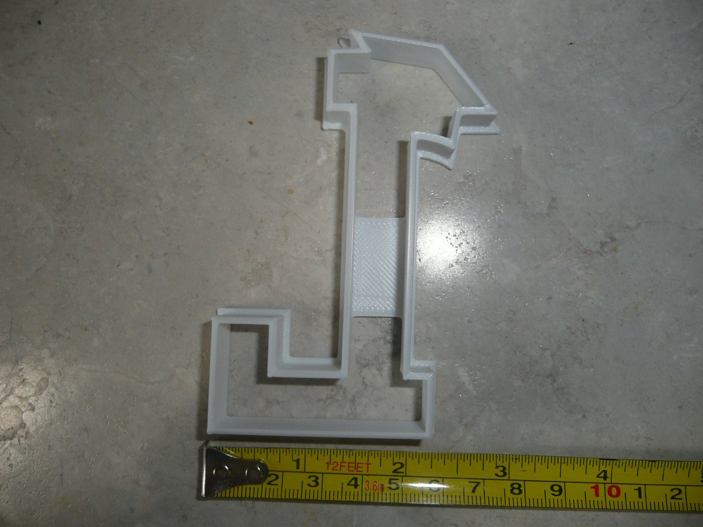 Block Letter L with Graduation Cap School Cookie Cutter USA PR3733