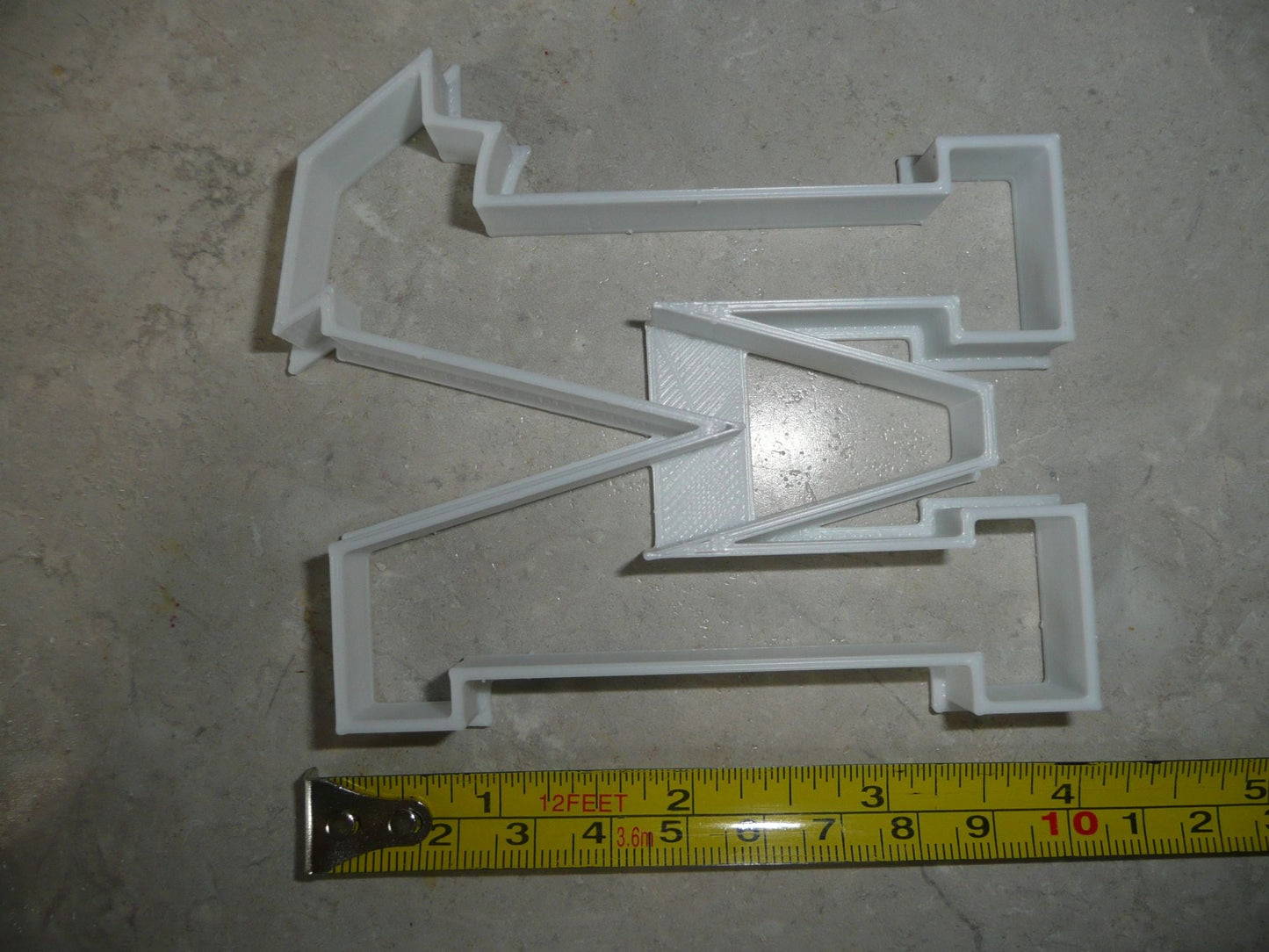 Block Letter M with Graduation Cap School Cookie Cutter USA PR3734