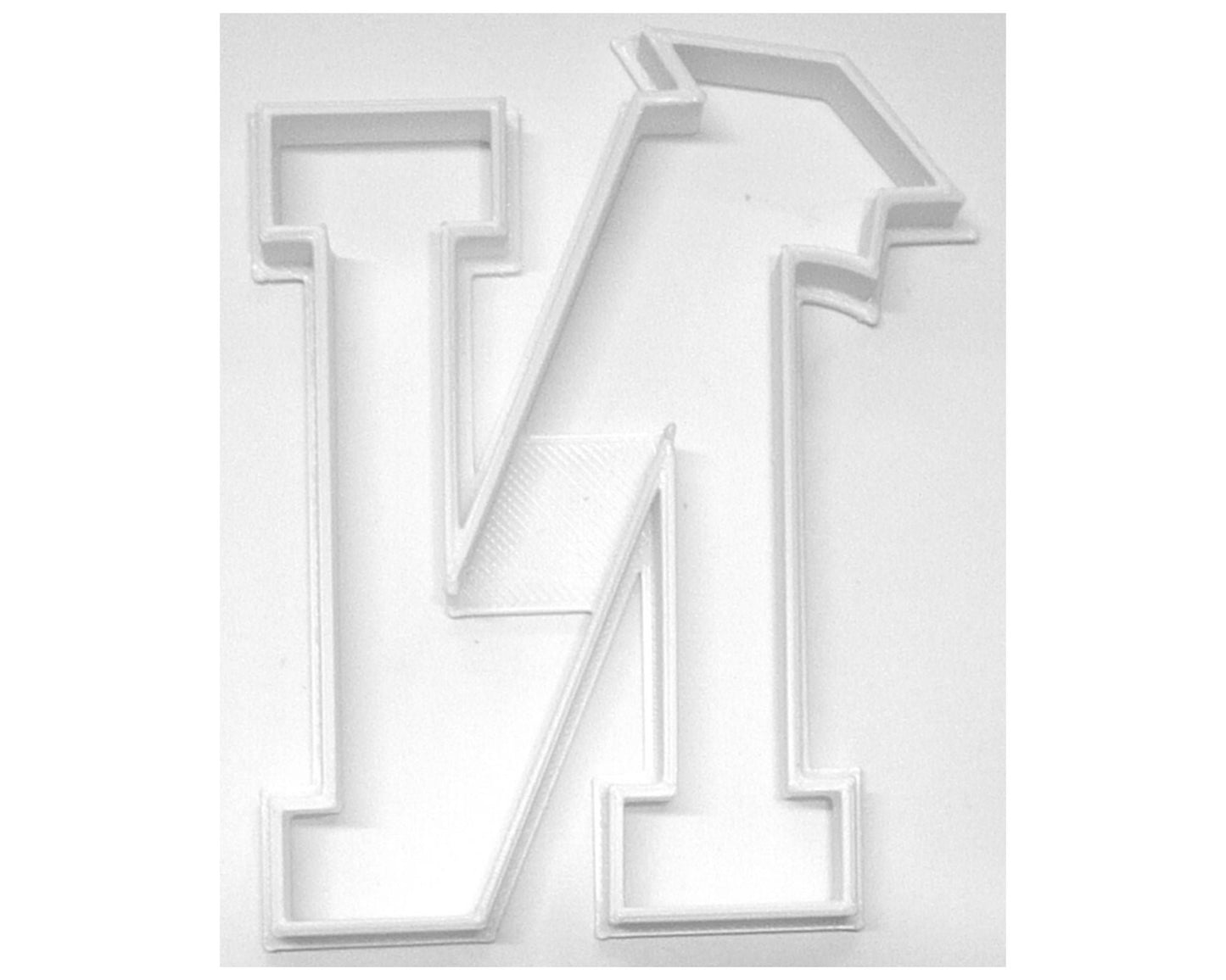 Block Letter N with Graduation Cap School Cookie Cutter USA PR3735