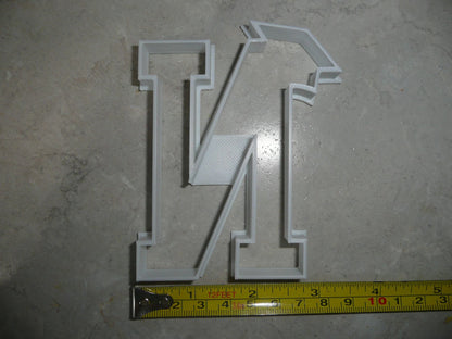 Block Letter N with Graduation Cap School Cookie Cutter USA PR3735