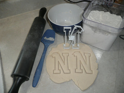 Block Letter N with Graduation Cap School Cookie Cutter USA PR3735