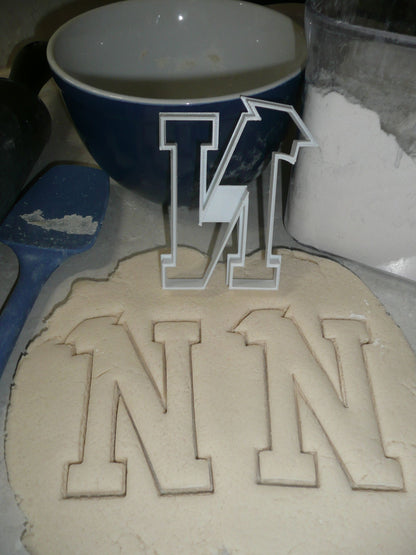 Block Letter N with Graduation Cap School Cookie Cutter USA PR3735