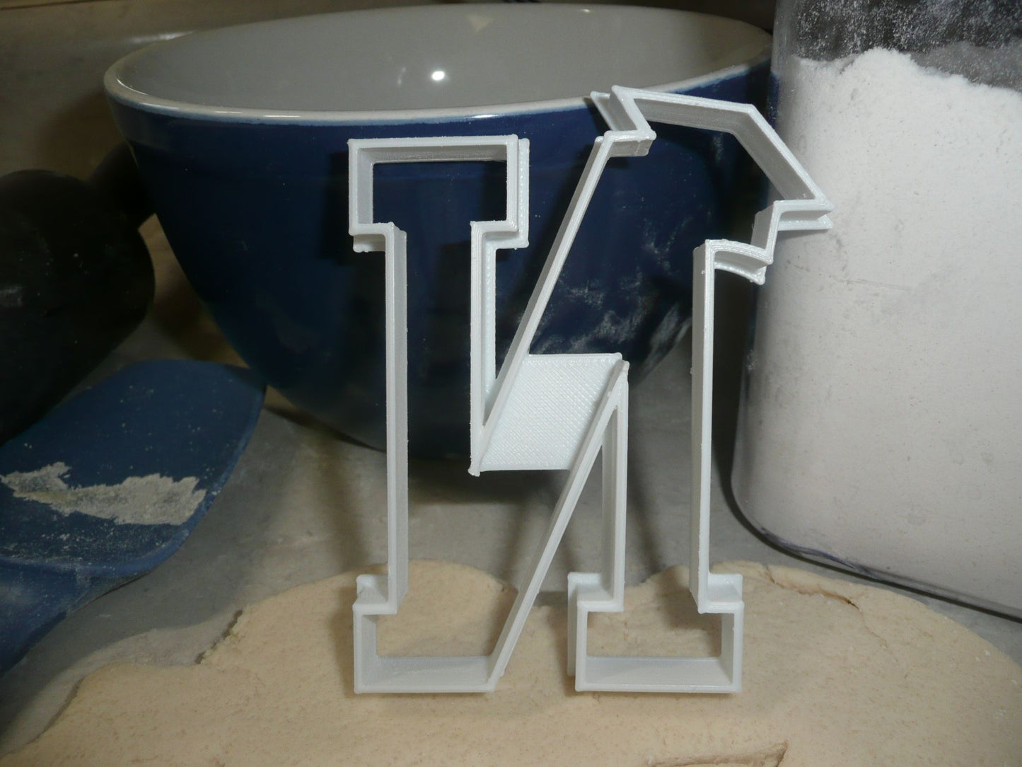 Block Letter N with Graduation Cap School Cookie Cutter USA PR3735