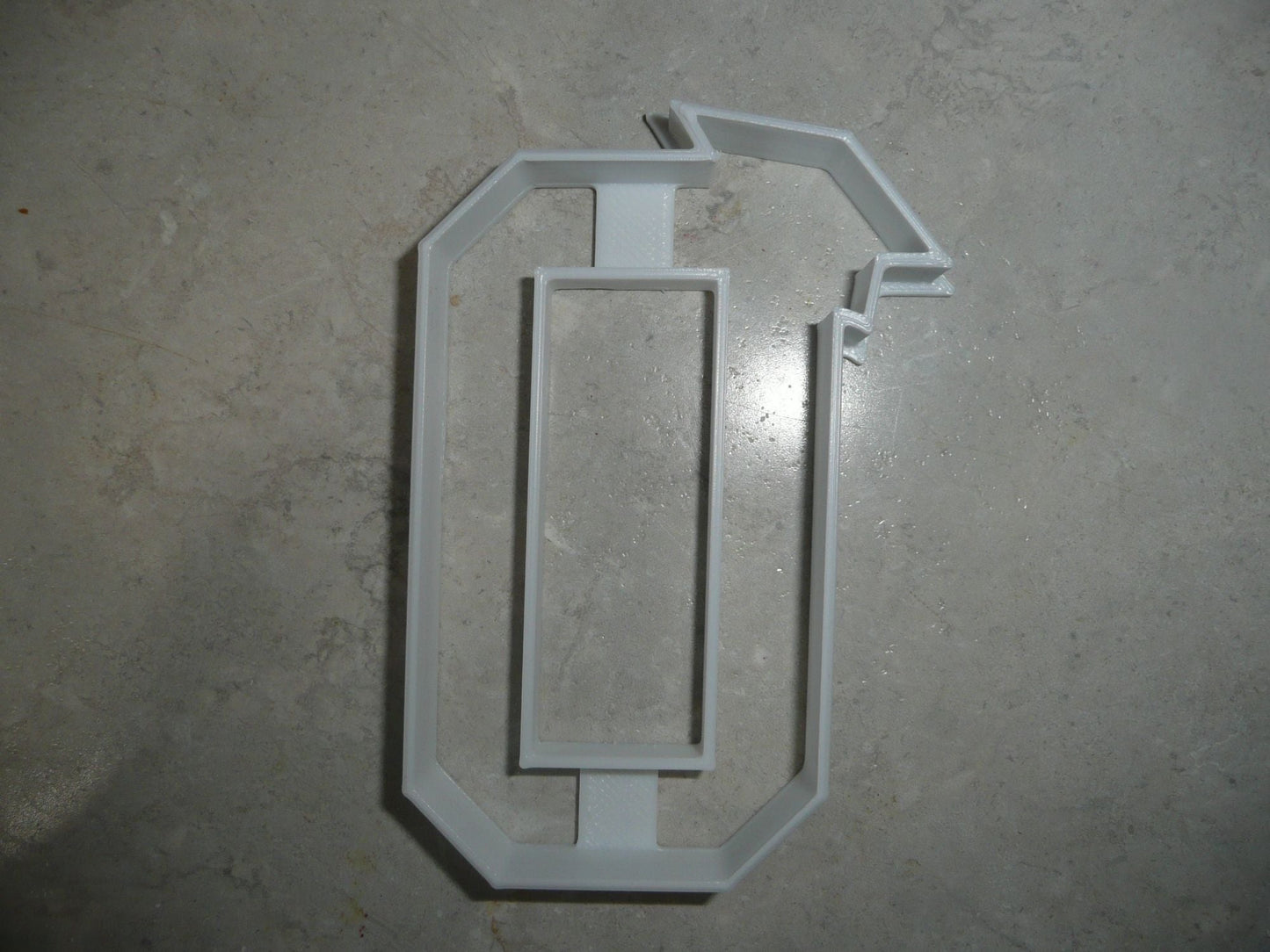 Block Letter O with Graduation Cap School Cookie Cutter USA PR3736