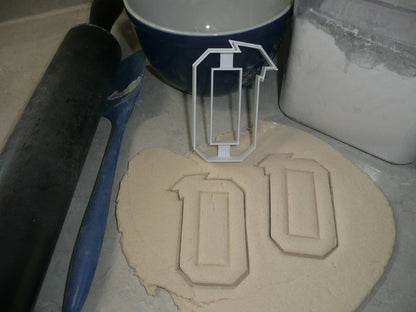 Block Letter O with Graduation Cap School Cookie Cutter USA PR3736