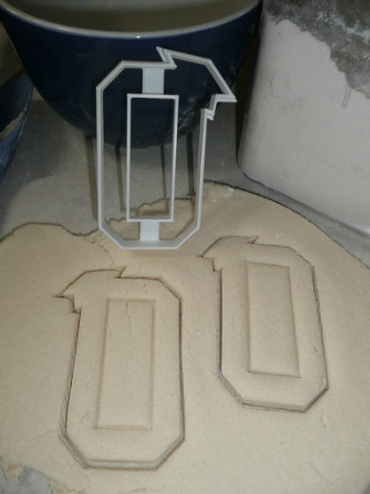 Block Letter O with Graduation Cap School Cookie Cutter USA PR3736