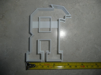 Block Letter R with Graduation Cap School Cookie Cutter USA PR3739