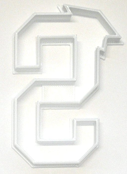 Block Letter S with Graduation Cap School Cookie Cutter USA PR3740