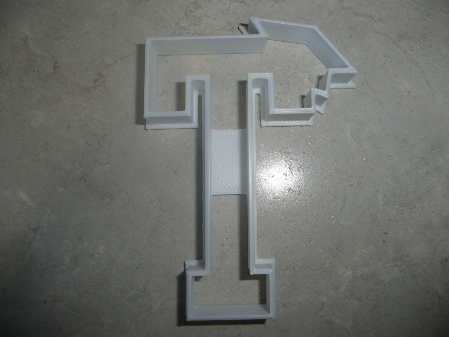 Block Letter T with Graduation Cap School Cookie Cutter USA PR3741