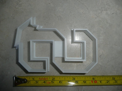 Block Letter S with Graduation Cap School Cookie Cutter USA PR3740