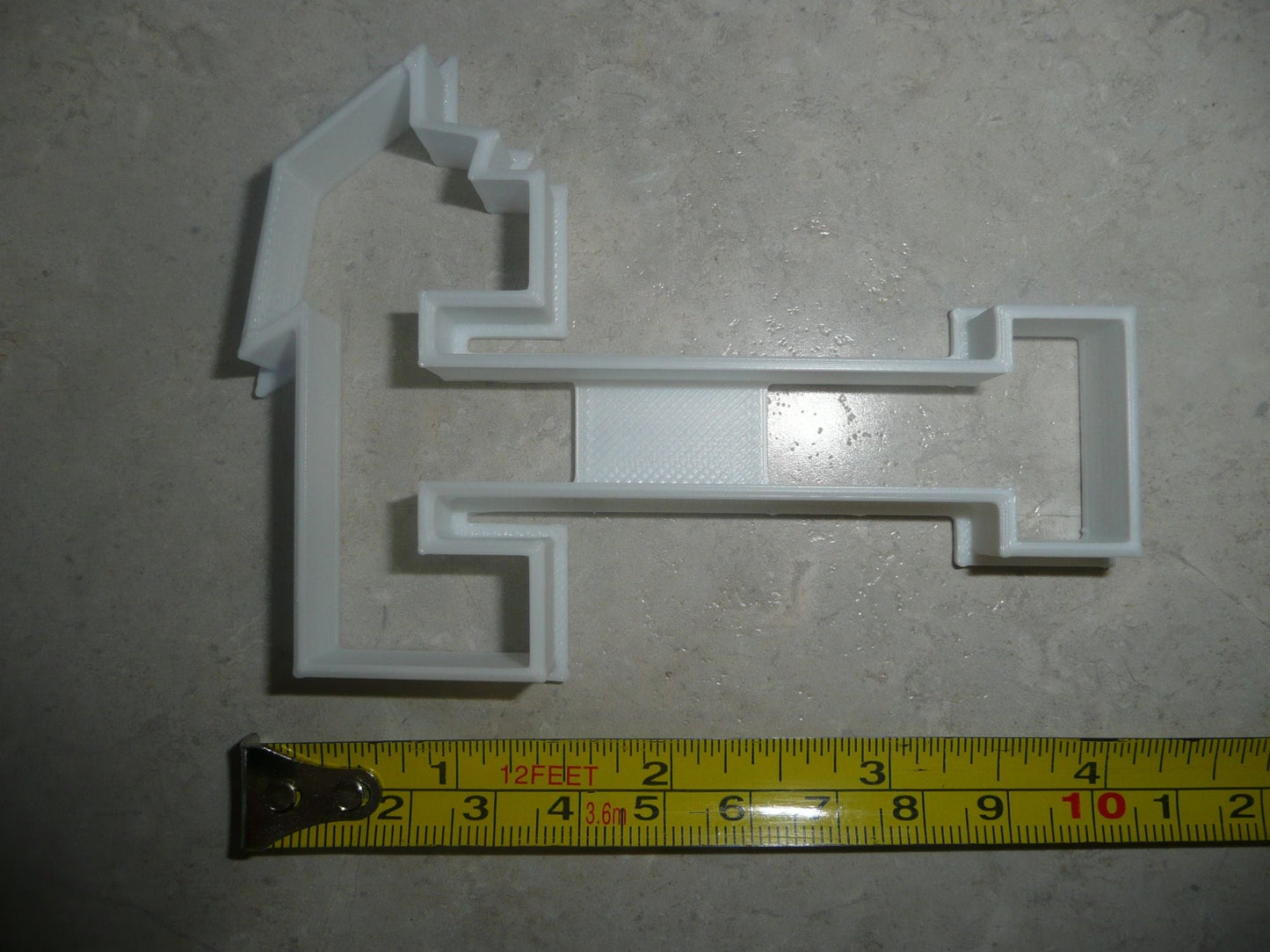 Block Letter T with Graduation Cap School Cookie Cutter USA PR3741