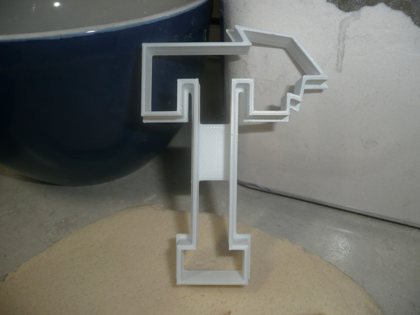 Block Letter T with Graduation Cap School Cookie Cutter USA PR3741