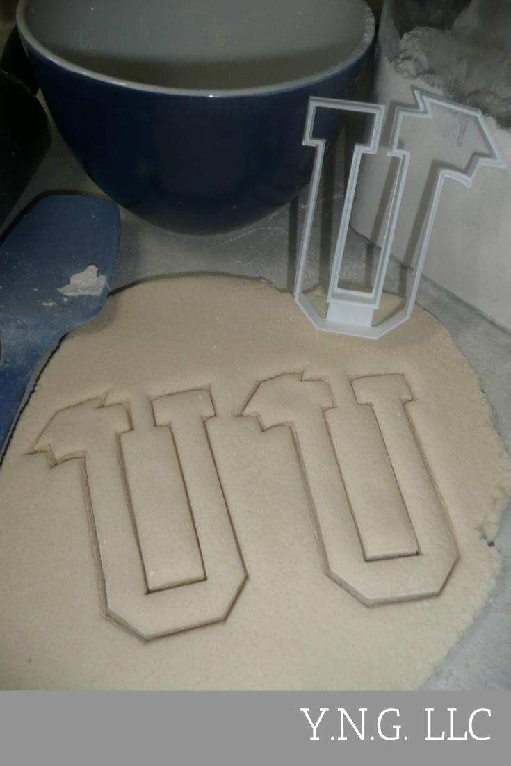 Block Letter U with Graduation Cap School Cookie Cutter USA PR3742