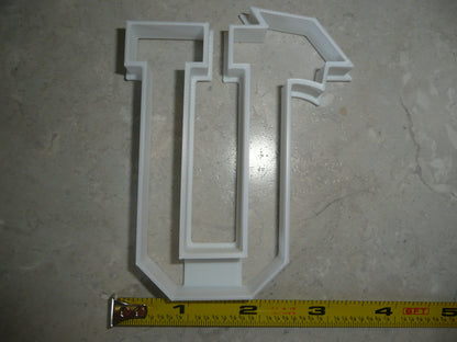 Block Letter U with Graduation Cap School Cookie Cutter USA PR3742