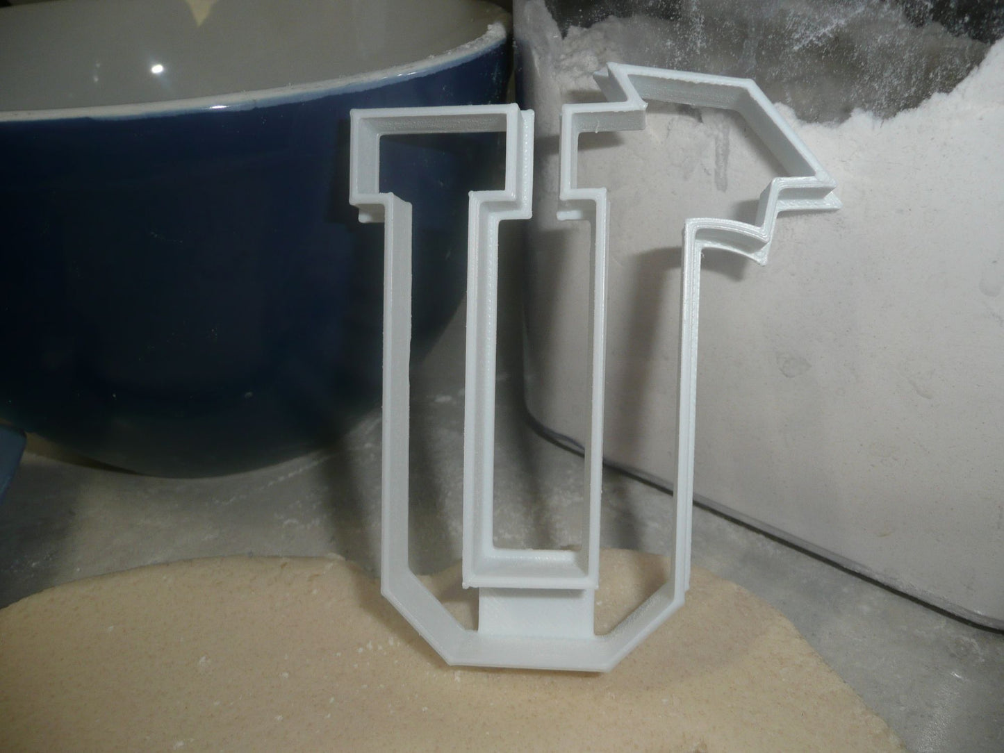 Block Letter U with Graduation Cap School Cookie Cutter USA PR3742