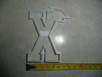 Block Letter X with Graduation Cap School Cookie Cutter USA PR3745