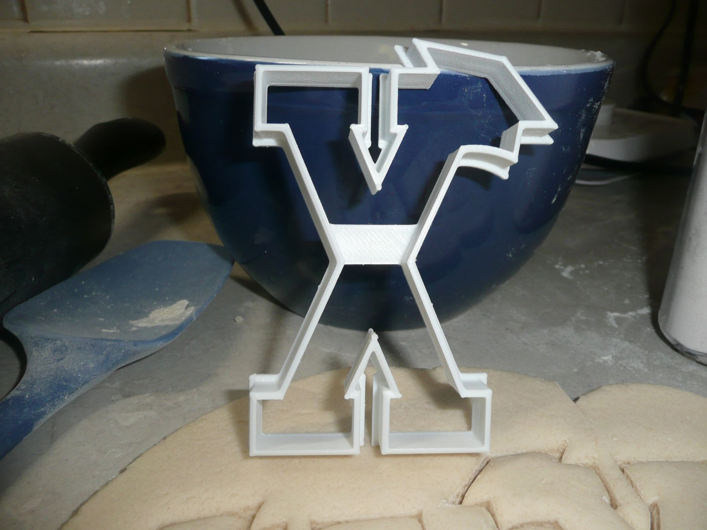 Block Letter X with Graduation Cap School Cookie Cutter USA PR3745